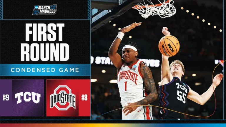 THE LAST SECOND: TCU STUNS OHIO STATE 66-64 IN INSTANT CLASSIC NCAA TOURNAMENT OPENER
