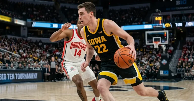 Bruce Thornton’s 24-Point Masterclass Powers Ohio State Past Iowa 72-69 in Big Ten Tournament Thriller