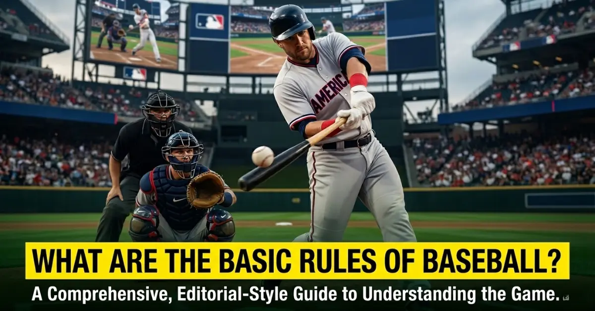 What are the basic rules of baseball?