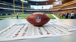nfl schedule 2026 regular season full list